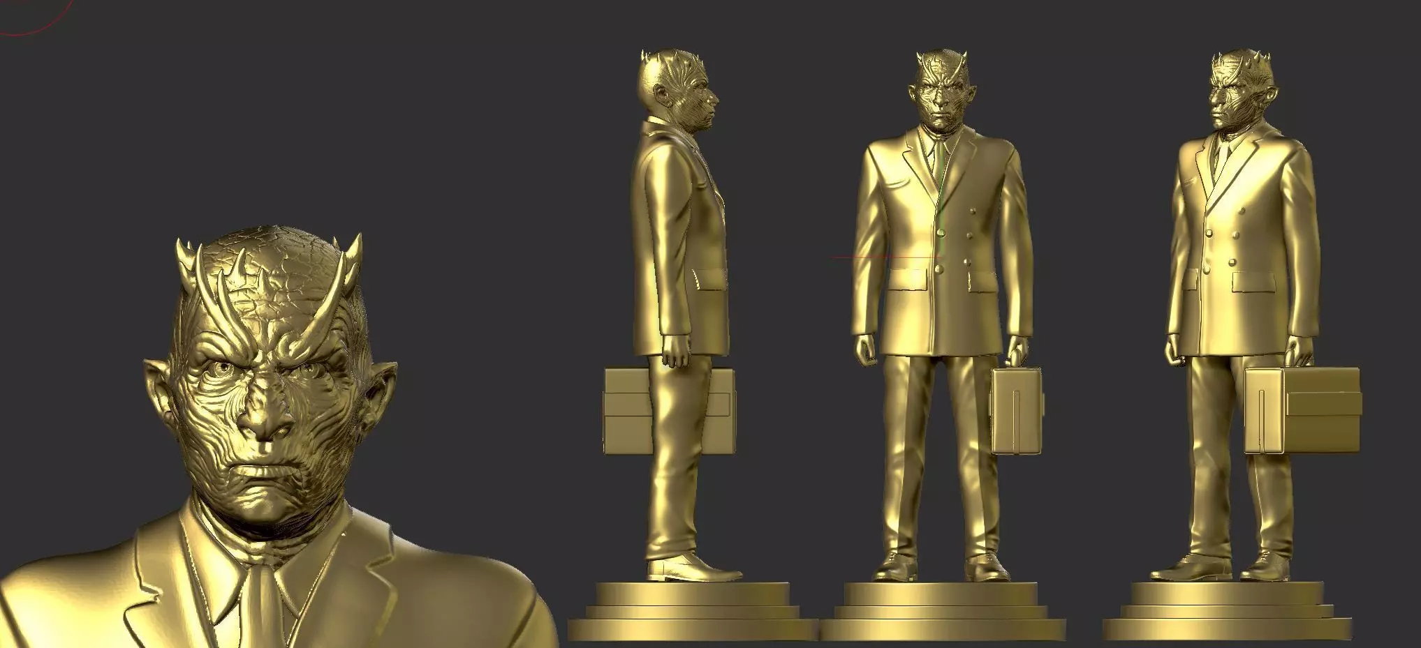 Night King formal dress 3D print model