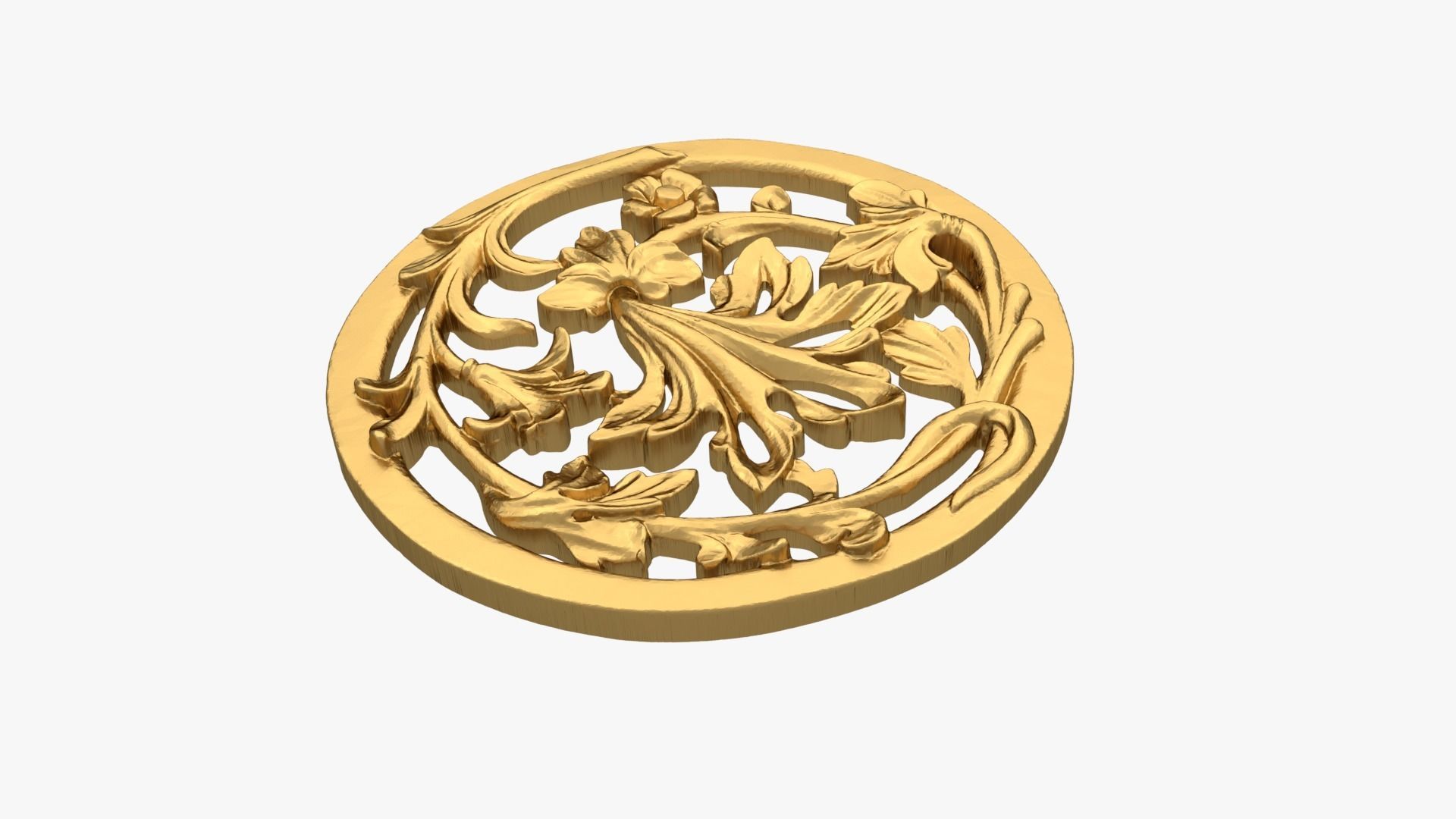 Classic decor ornament 260 3D model_3