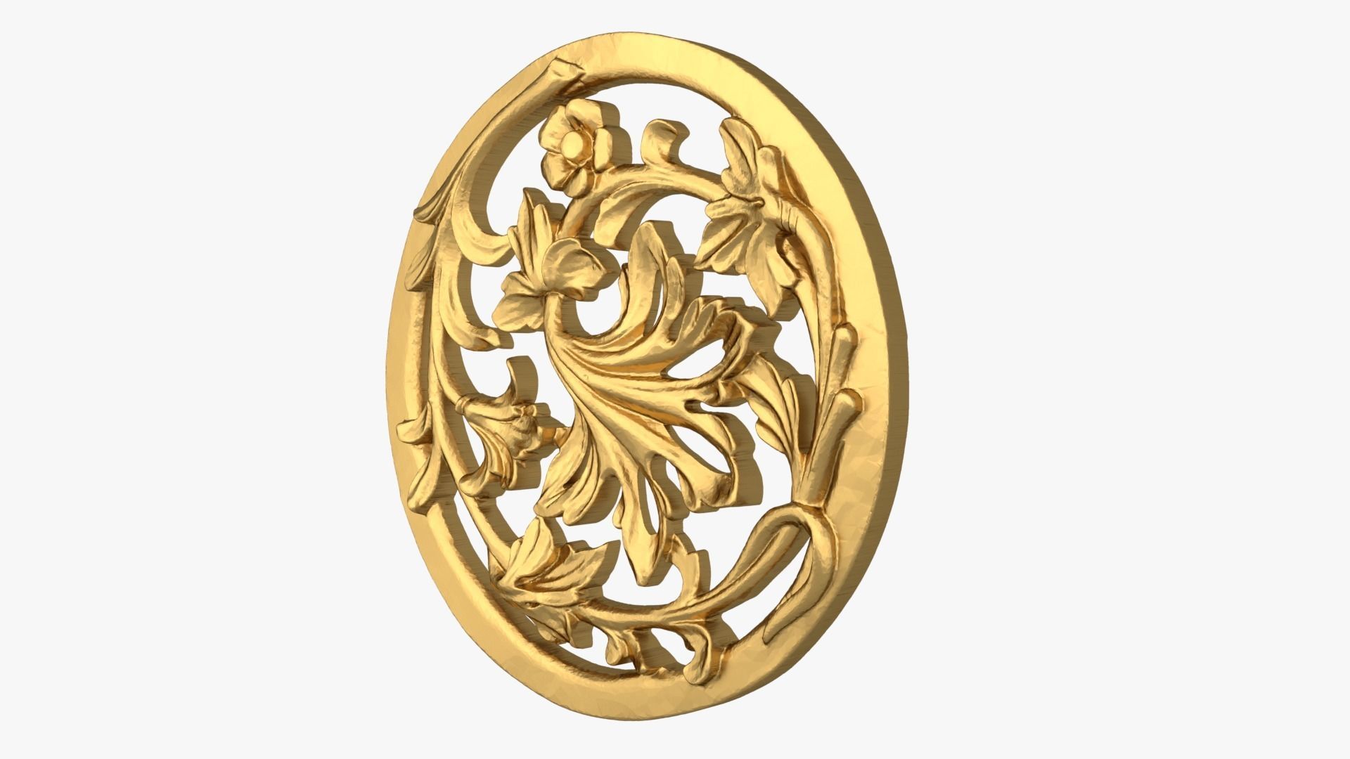 Classic decor ornament 260 3D model_2