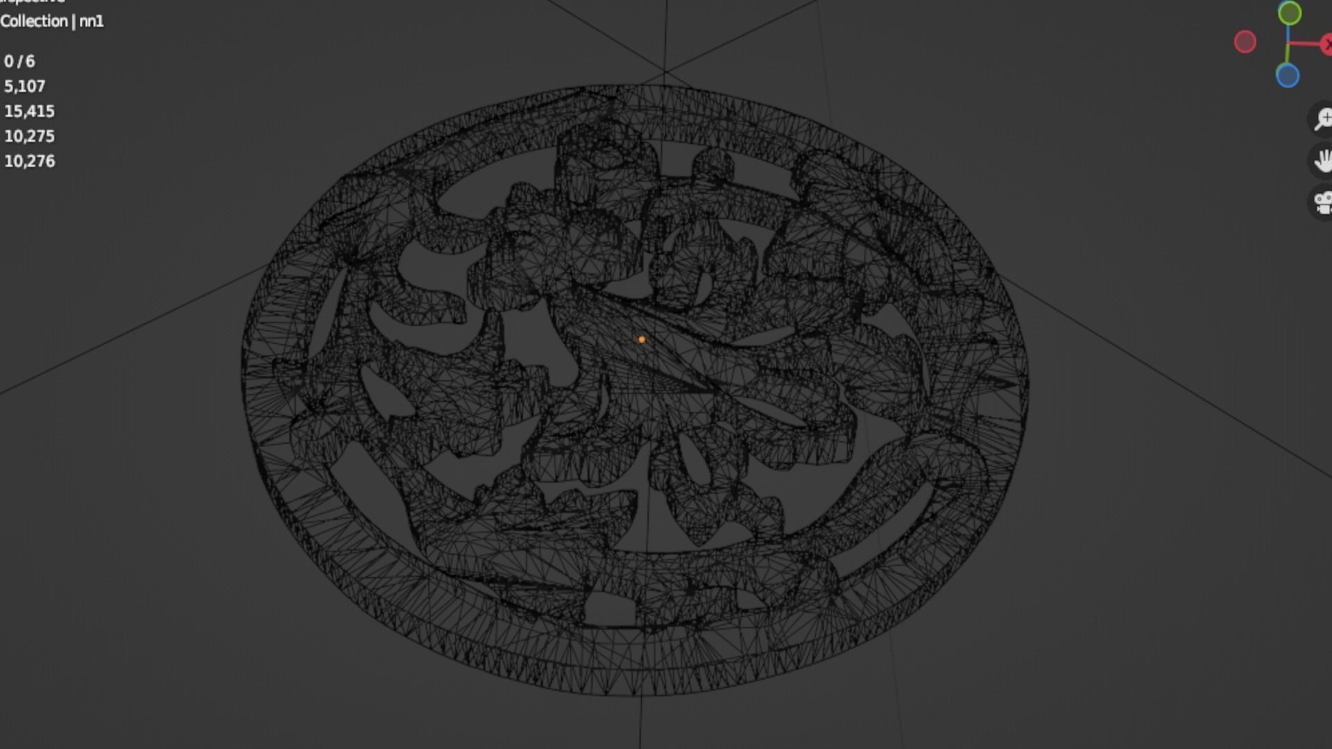 Classic decor ornament 260 3D model_6
