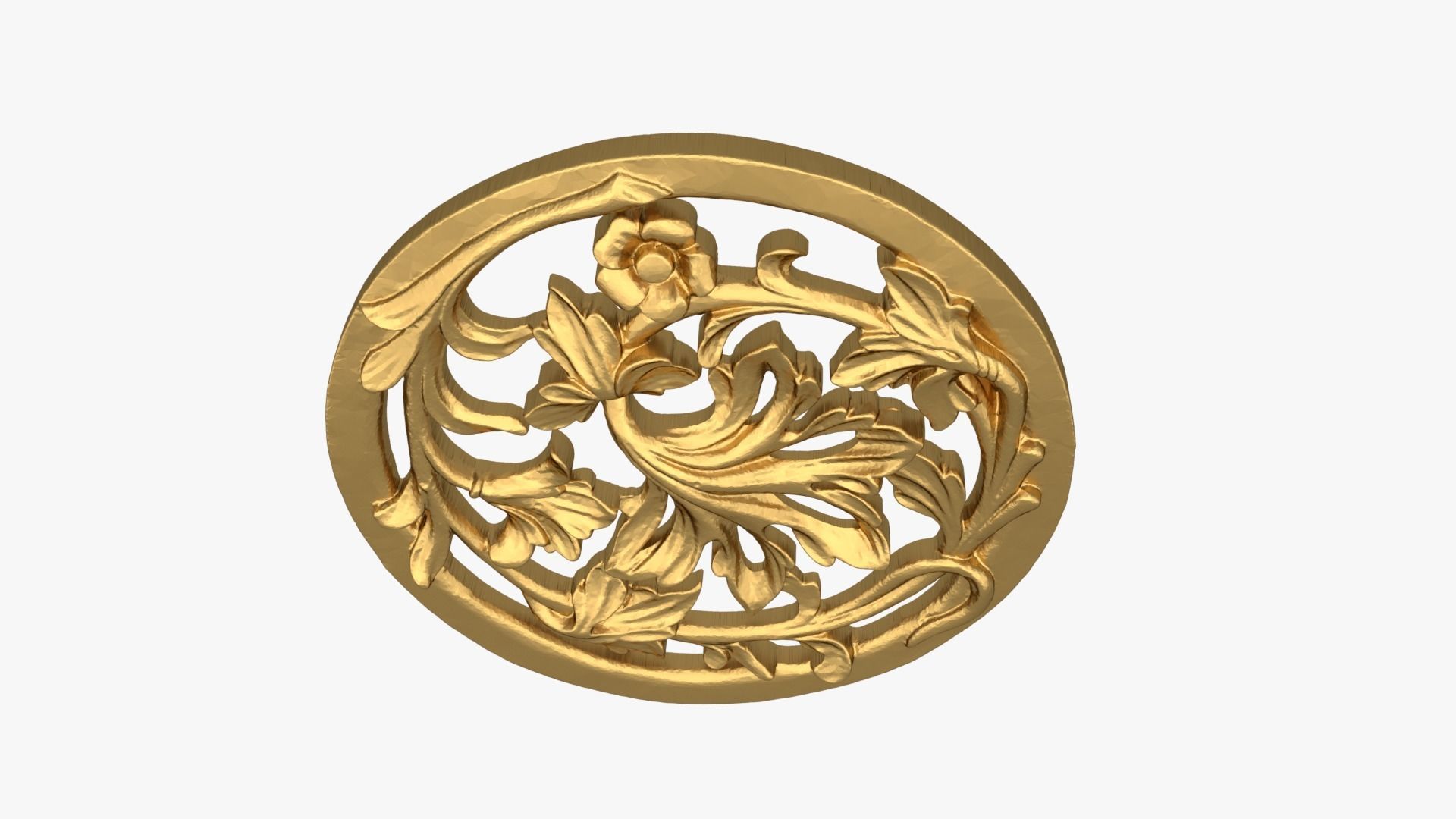 Classic decor ornament 260 3D model_4