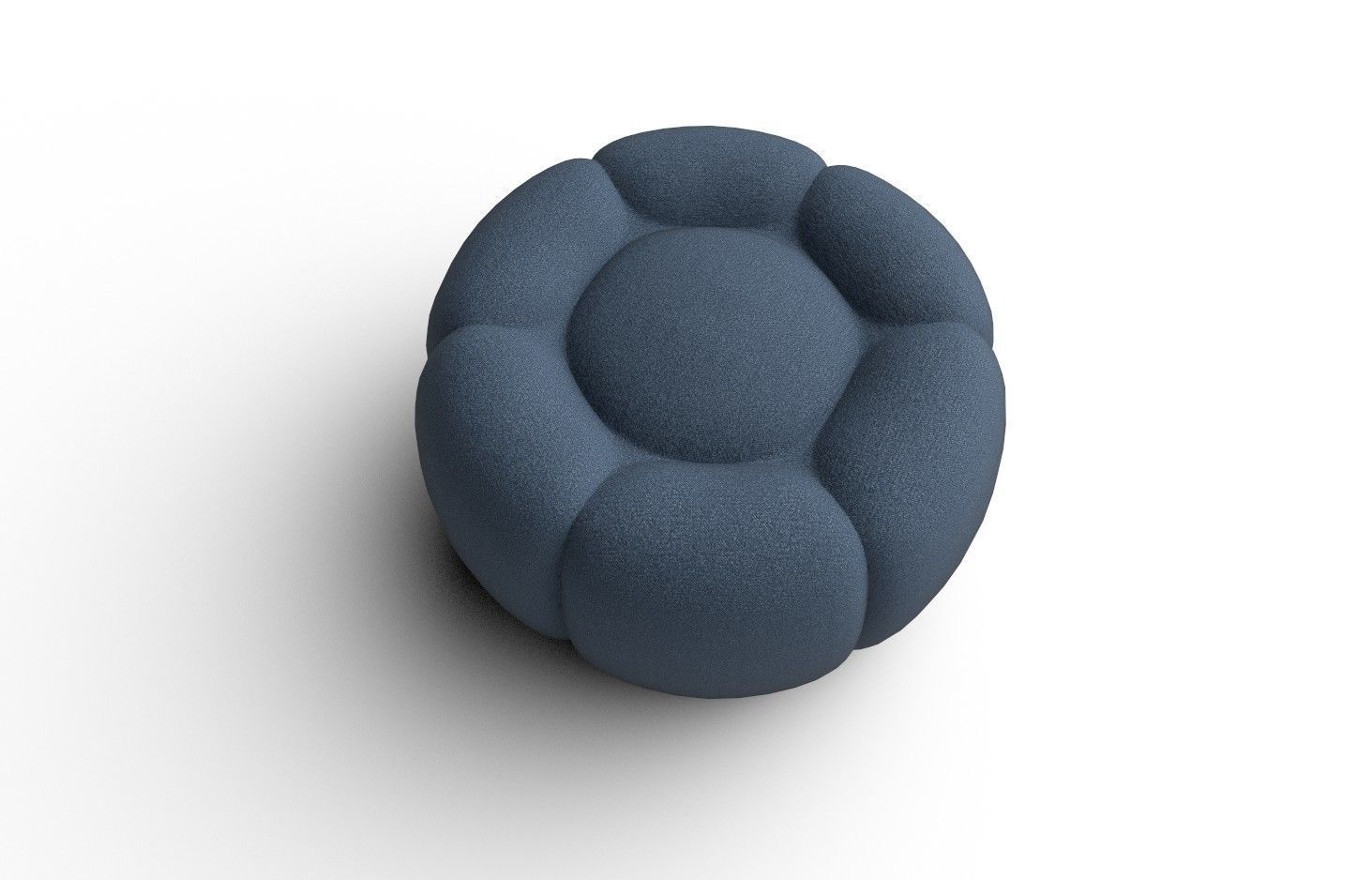 BeanBag Chair 06 Low-poly 3D model_5