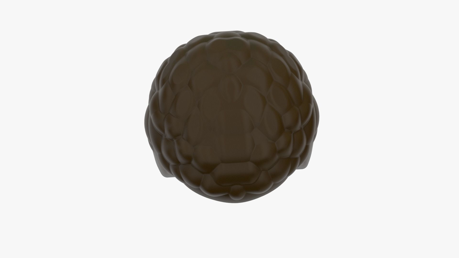 Realsize Lego Minifigure Short Hair Low-poly 3D model_5