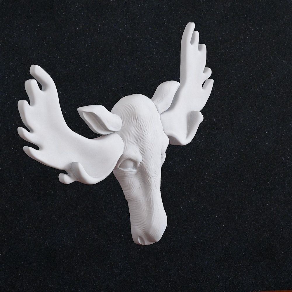 Elk Head 3D print model_1