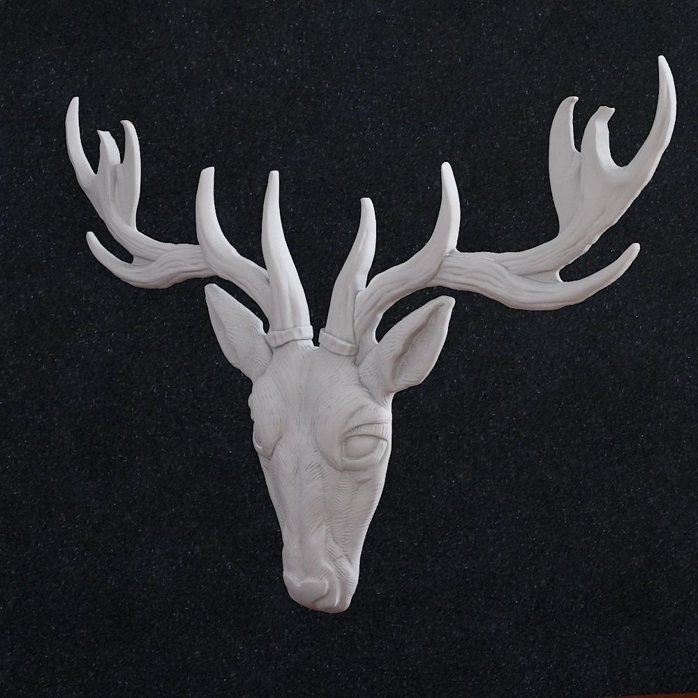 Deer Head 3D model 3D printable | CGTrader