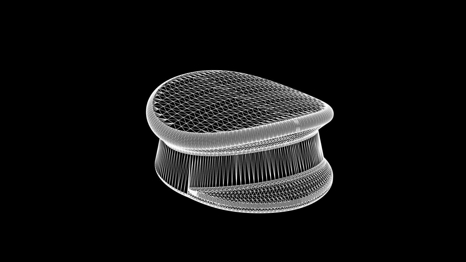 Real Size Lego Hat for Souldier Low-poly 3D model_15