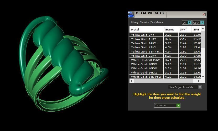 Rings 3D print model_5