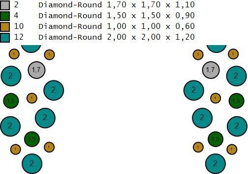 Earrings with pearls 3D print model_9