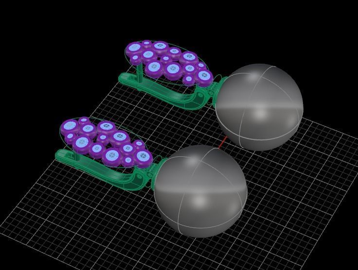 Earrings with pearls 3D print model_5