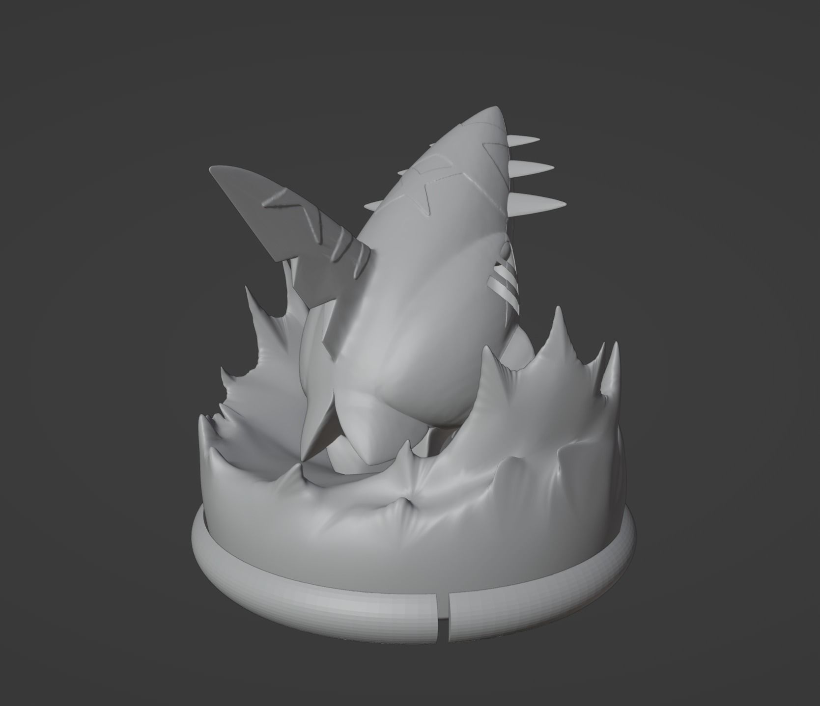Mega Sharpedo pokemon 3D print model 3D print model_4