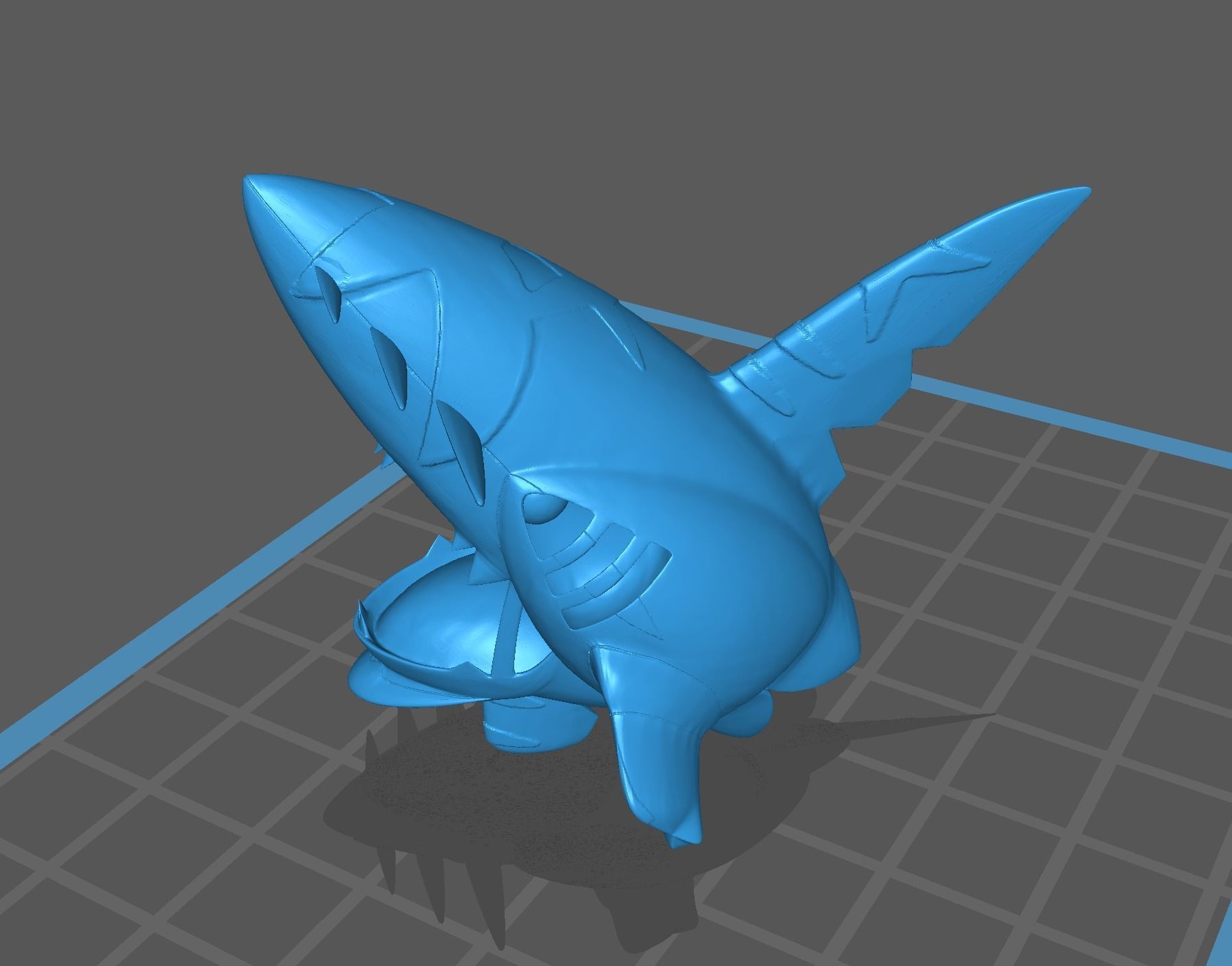 Mega Sharpedo pokemon 3D print model 3D print model_8