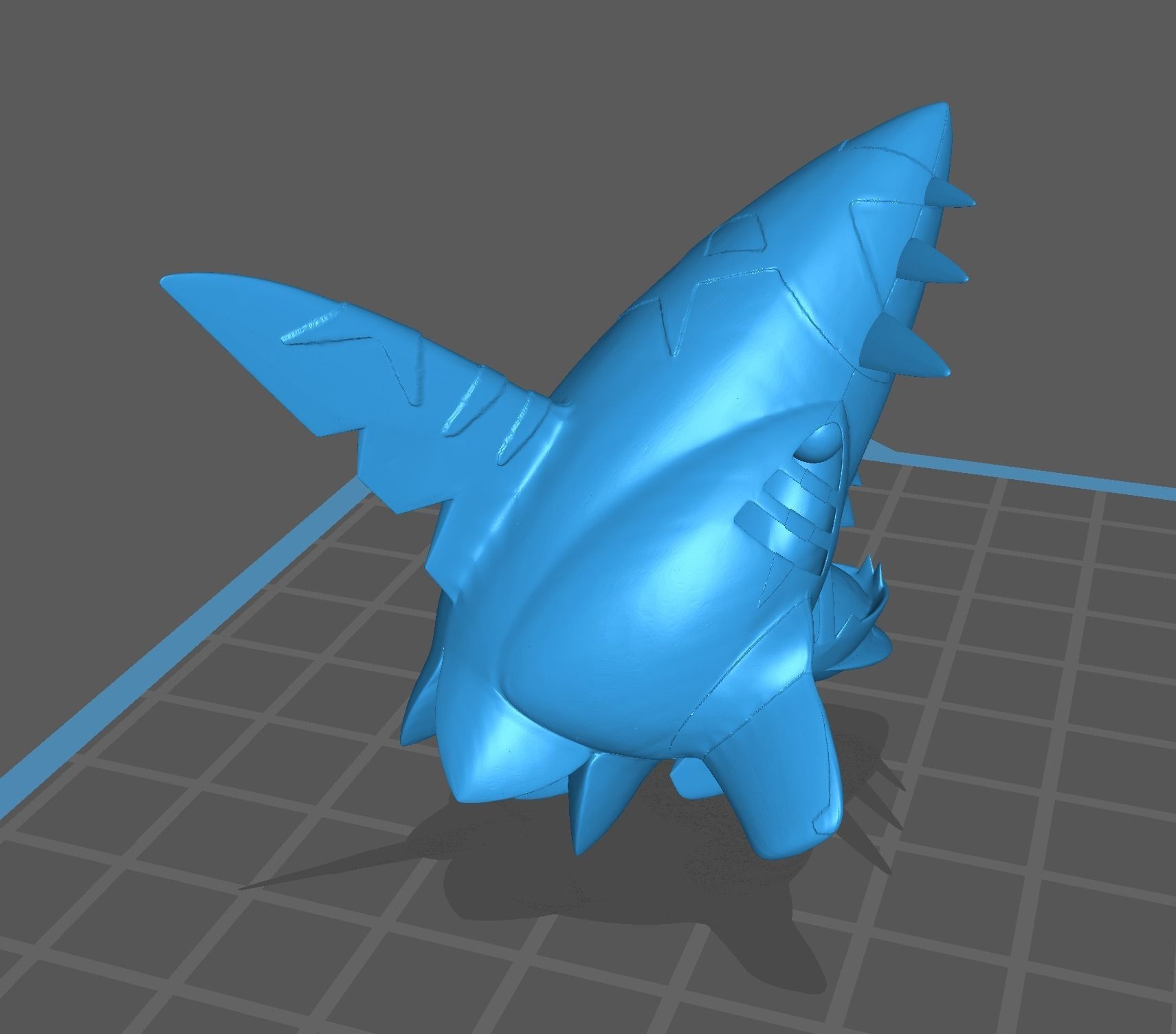 Mega Sharpedo pokemon 3D print model 3D print model_9