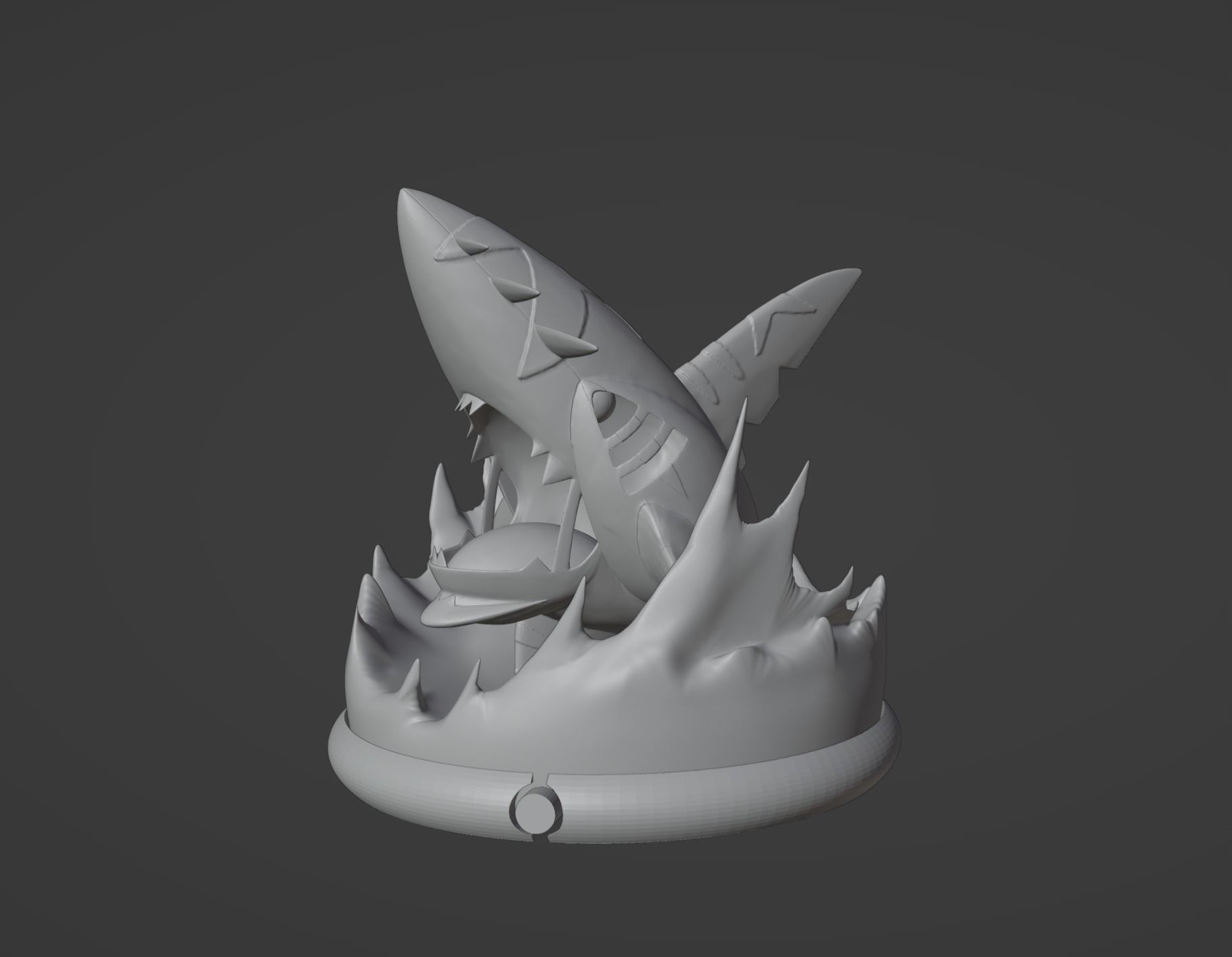 Mega Sharpedo pokemon 3D print model 3D print model_3