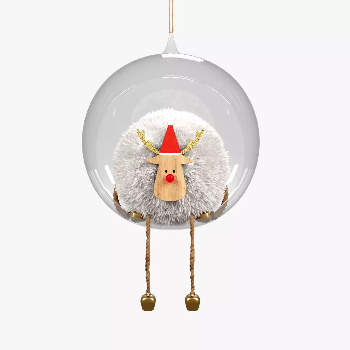 Christmas Ball with Toy 3D model