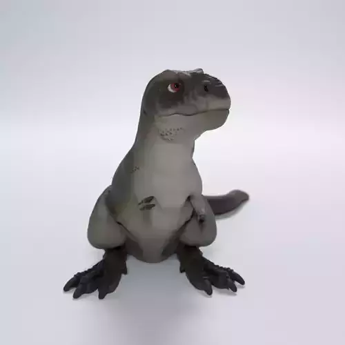 Tyrannosaurus Rex cute dino - pre-supported 3D print model