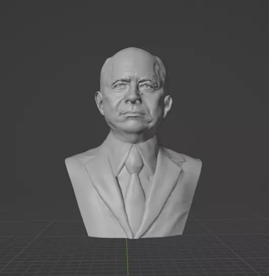 Nikita Khrushchev 3D print model_0