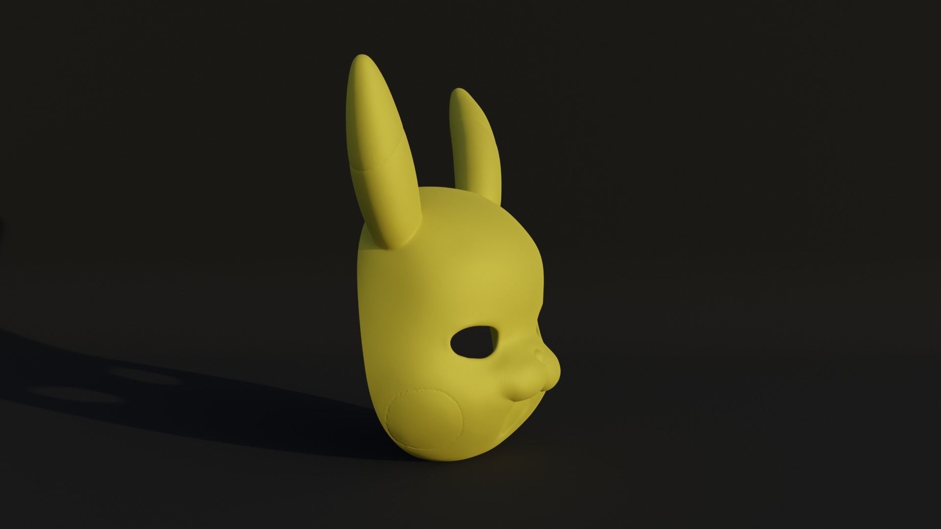 Pikachu Face Mask - Anime Cosplay 3D print model_5