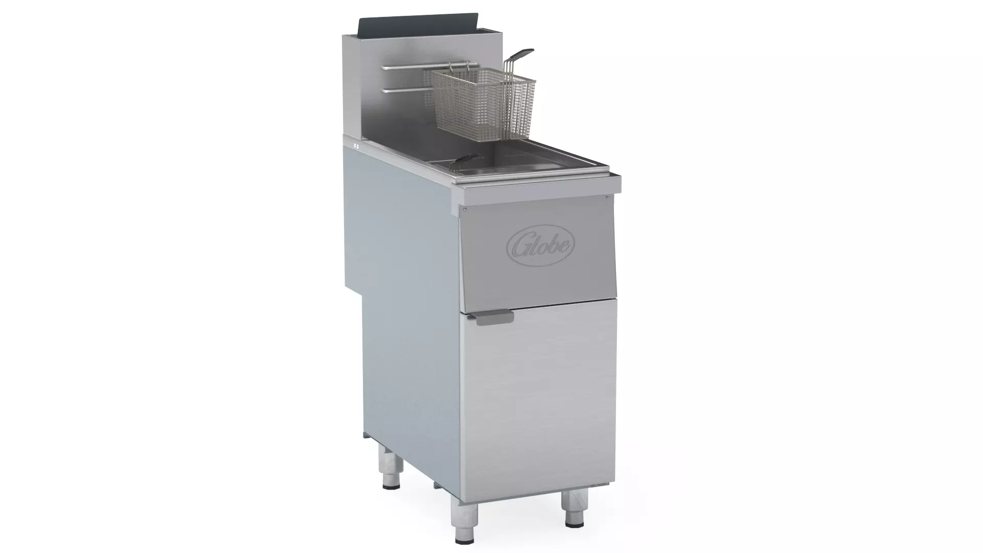 Globe Gas Floor Fryer GFF50G 3D model