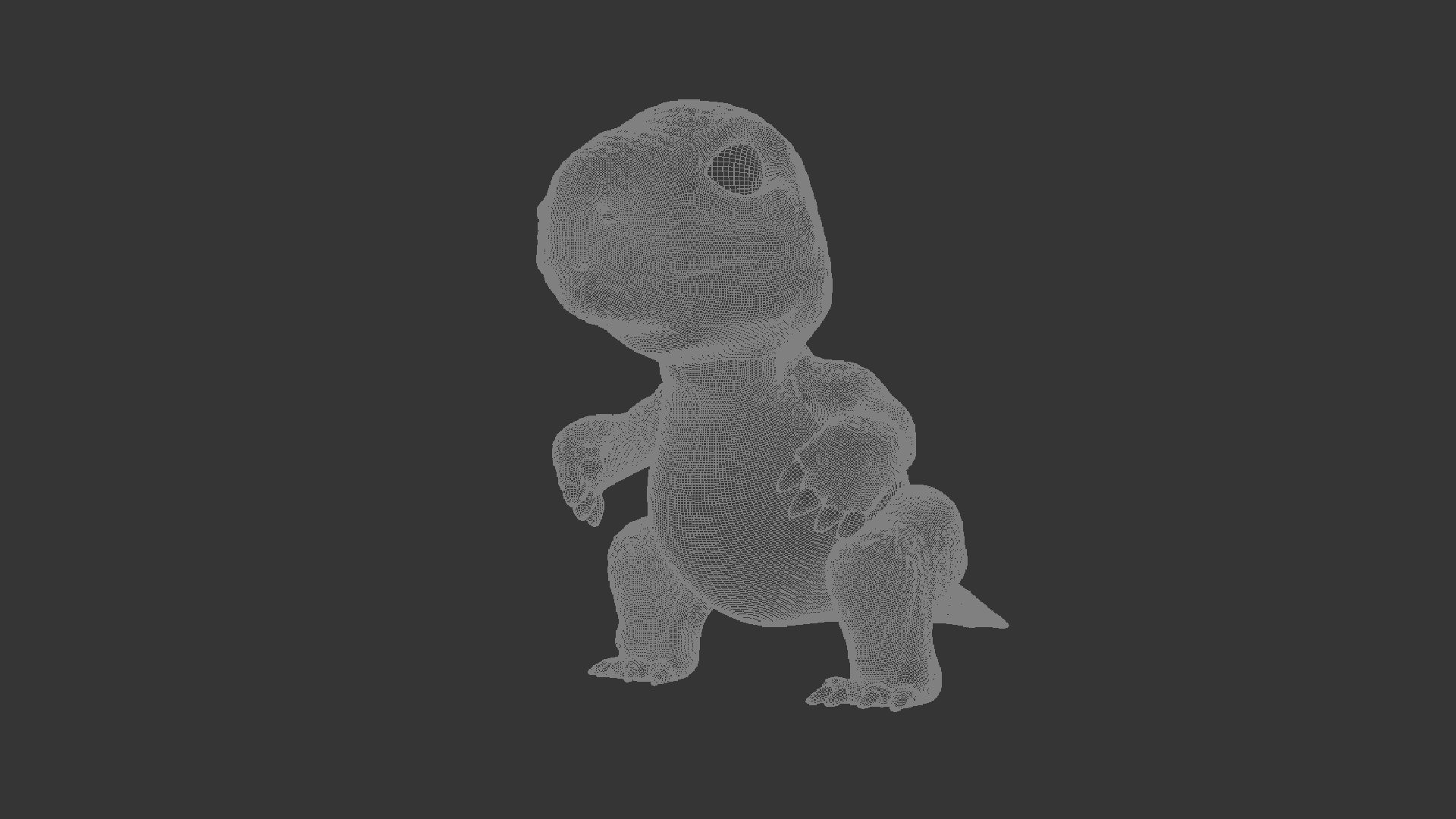 Dino Rexy Low-poly 3D model_6