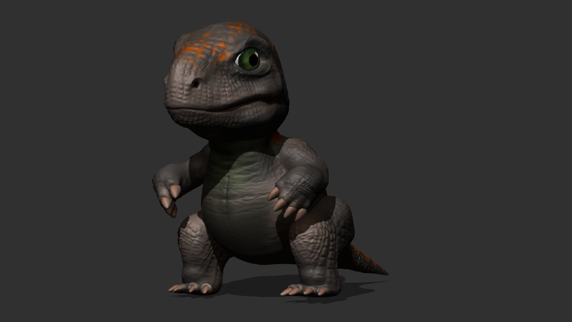 Dino Rexy Low-poly 3D model_5