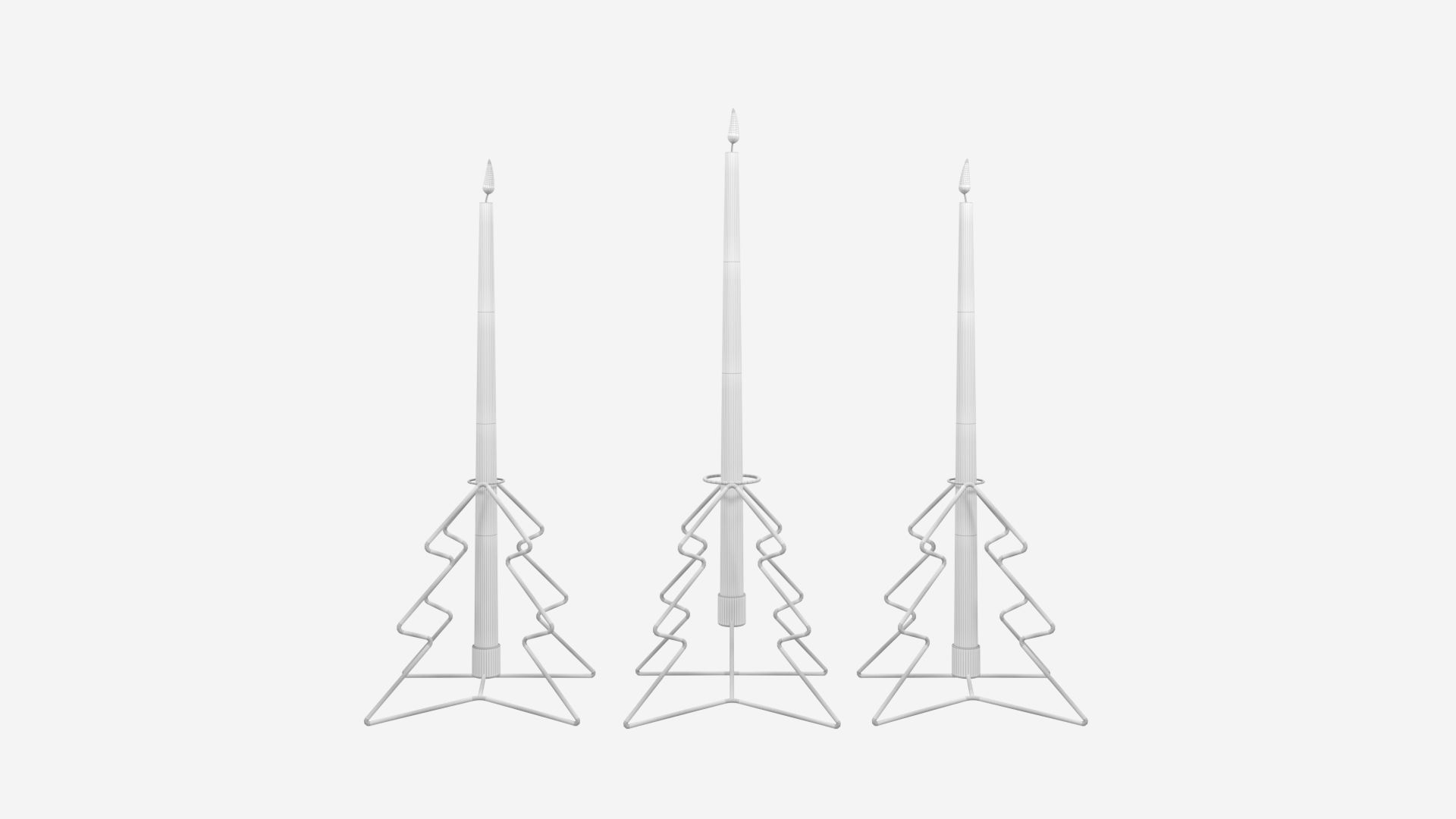 Christmas Decorations Collection 3D model_21