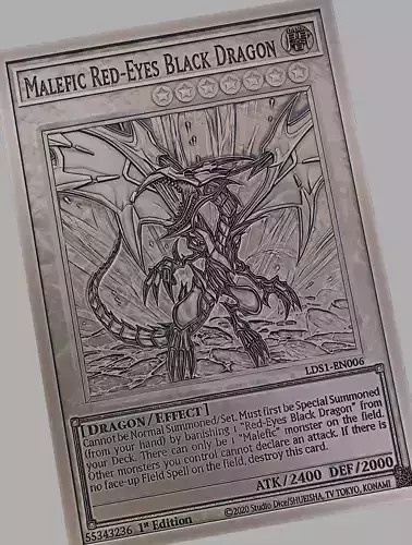 malefic red-eyes black dragon - yugioh