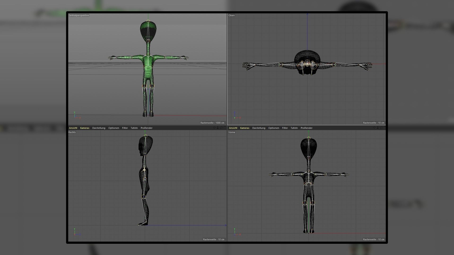 3D model Rigged Alien 3D Model VR / AR / low-poly | CGTrader