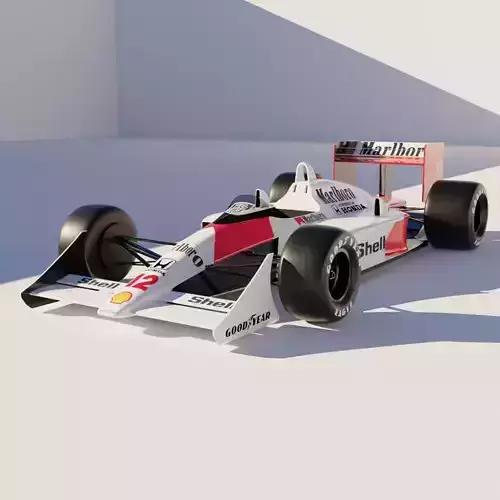 F1 Car Mclaren MP4 3D model