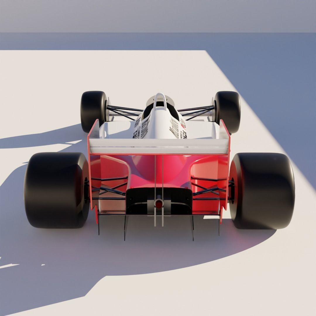 F1 Car Mclaren MP4 3D model_7
