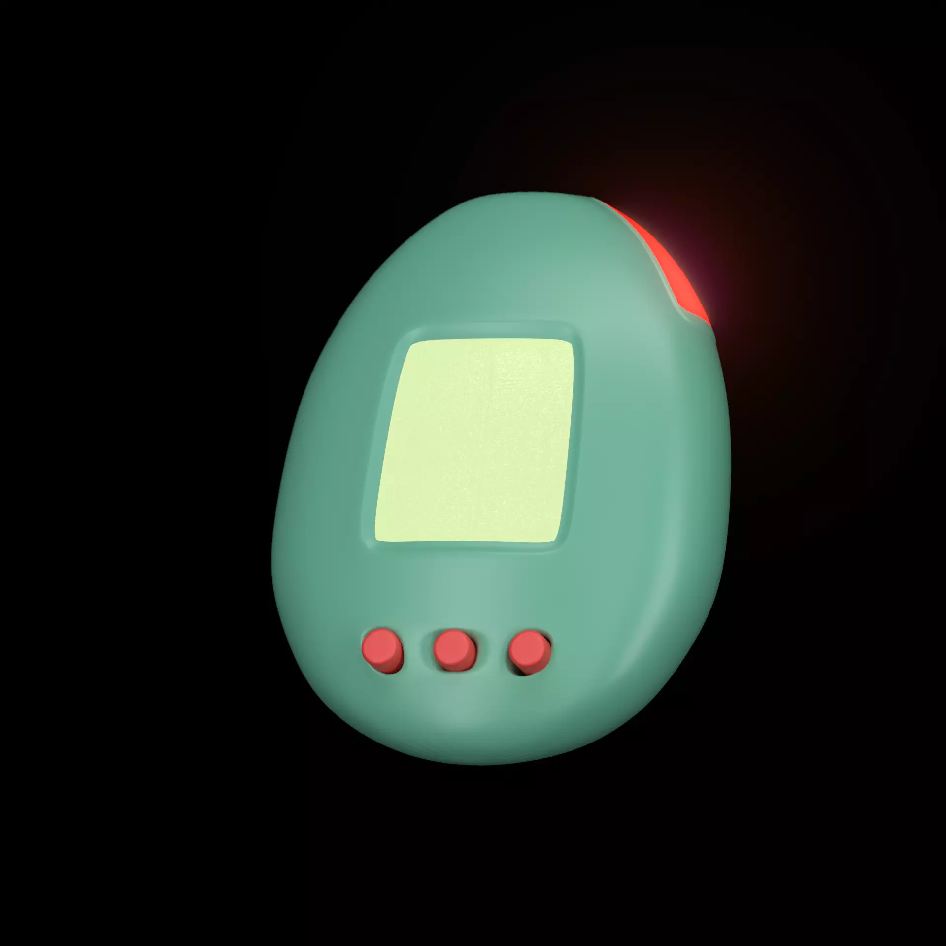 3D Tamagotchi Virtual Pet Model Low-poly 3D model_0