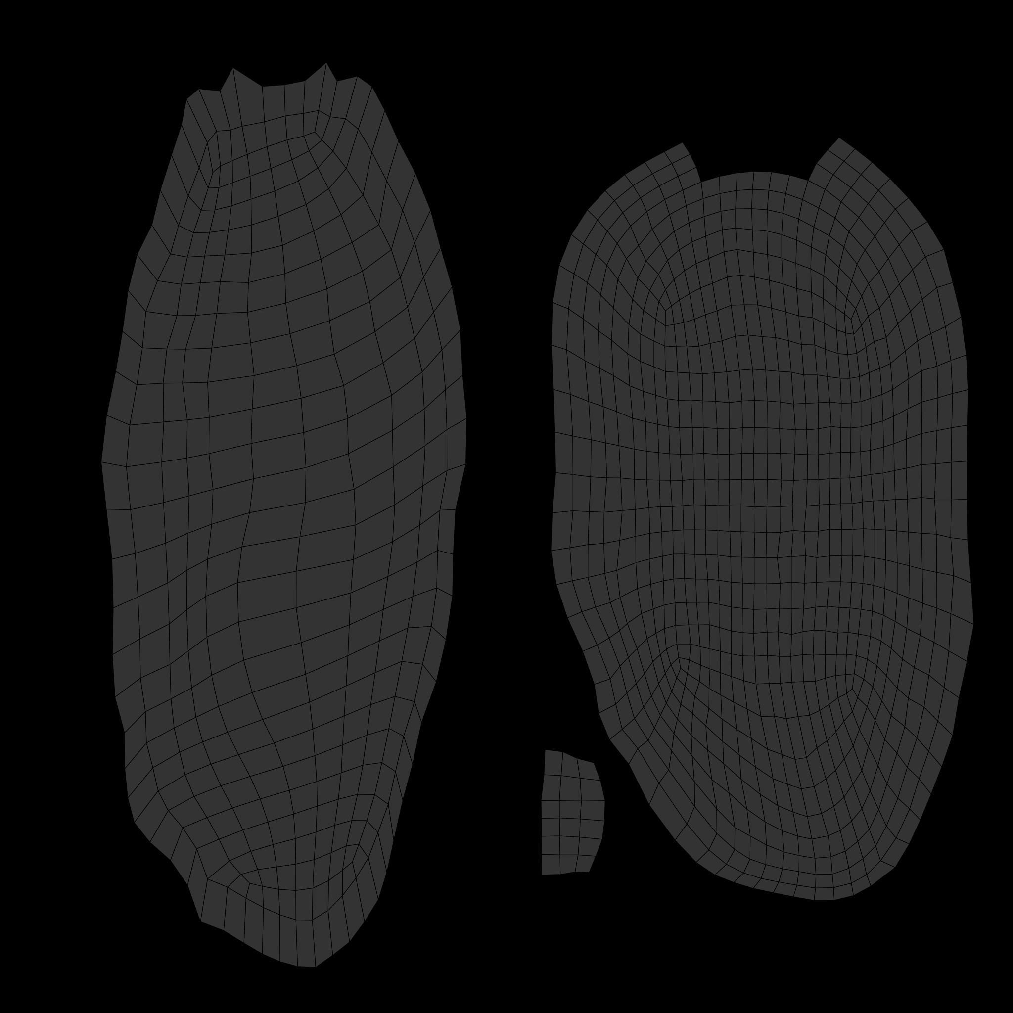 Dates date fruit Low-poly 3D model_17