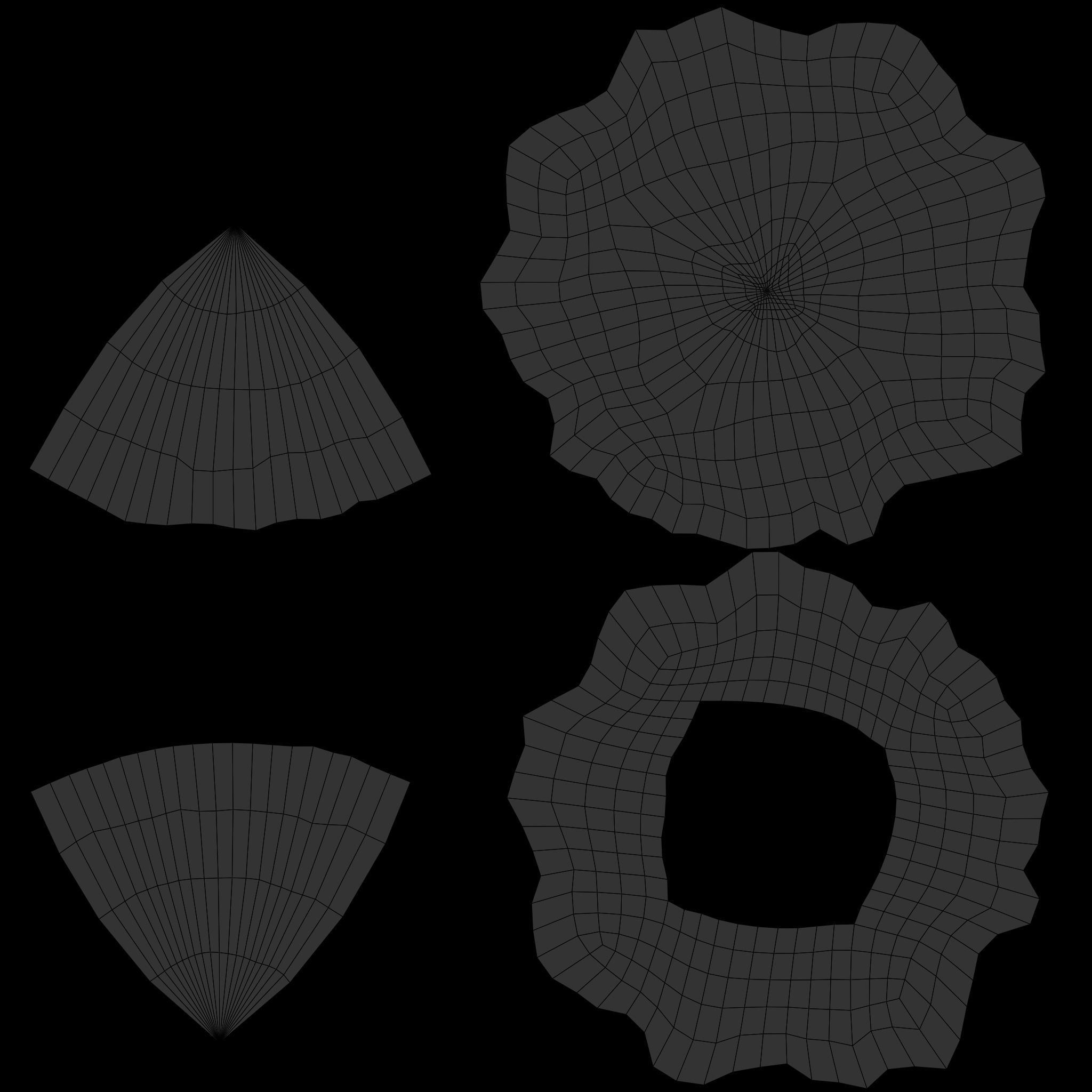 Dates date fruit Low-poly 3D model_18