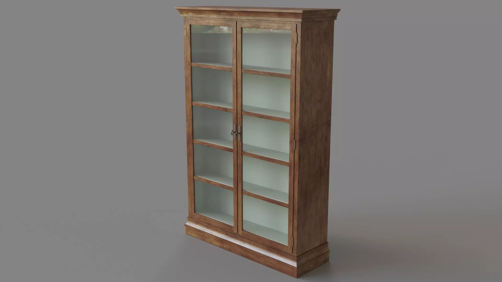 Seneca Display Cabinet Brown 3D model