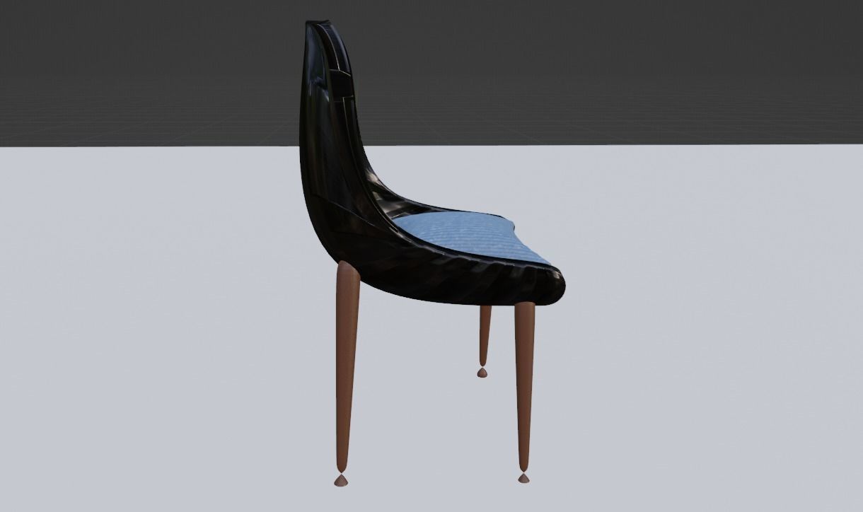 modern chair 3D model_3