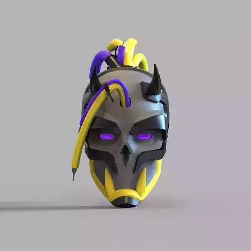 Hanzo Cyber Dragon Overwatch 2 Wearable Helmet 3D print model