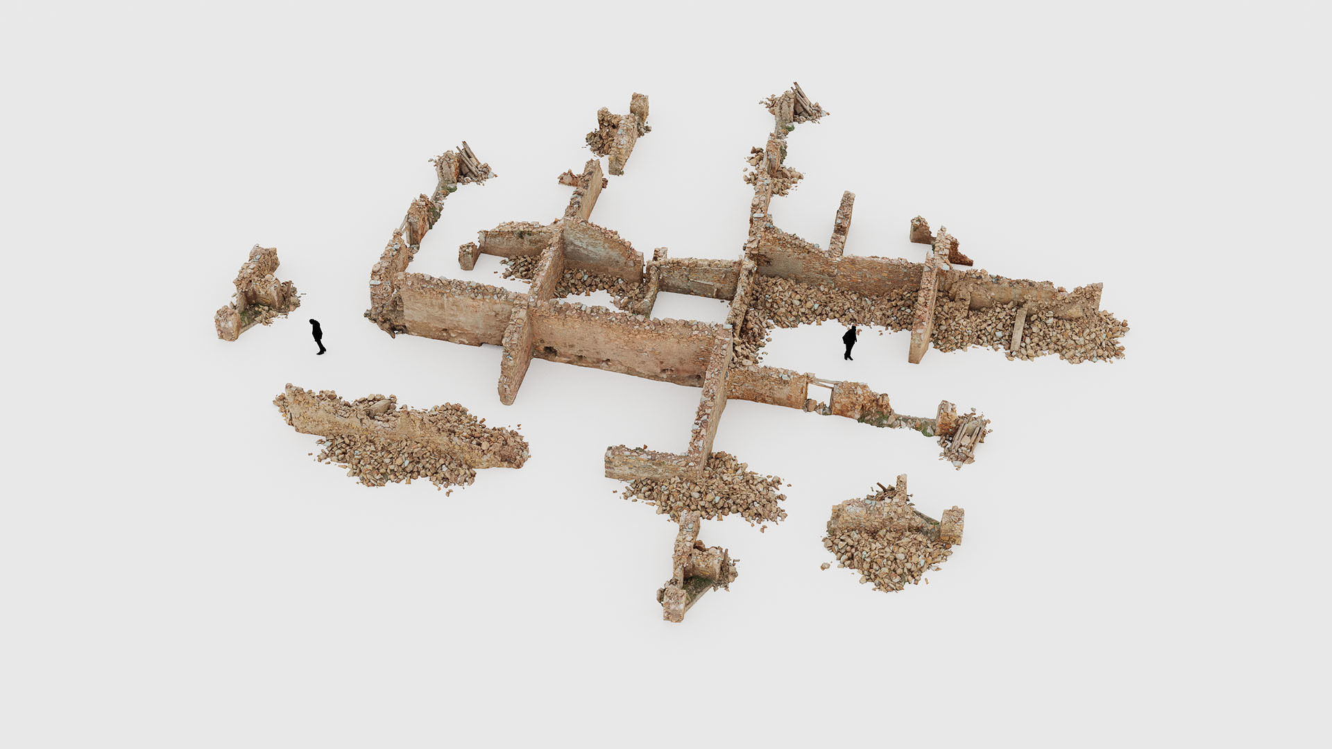 Old Building House Ruins Pack 3D Model Collection_32