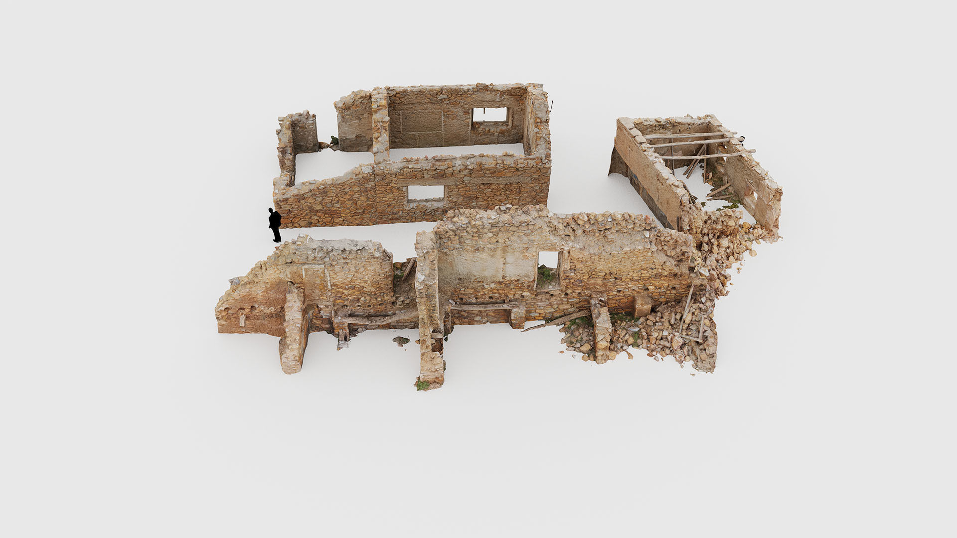 Old Building House Ruins Pack 3D Model Collection_28