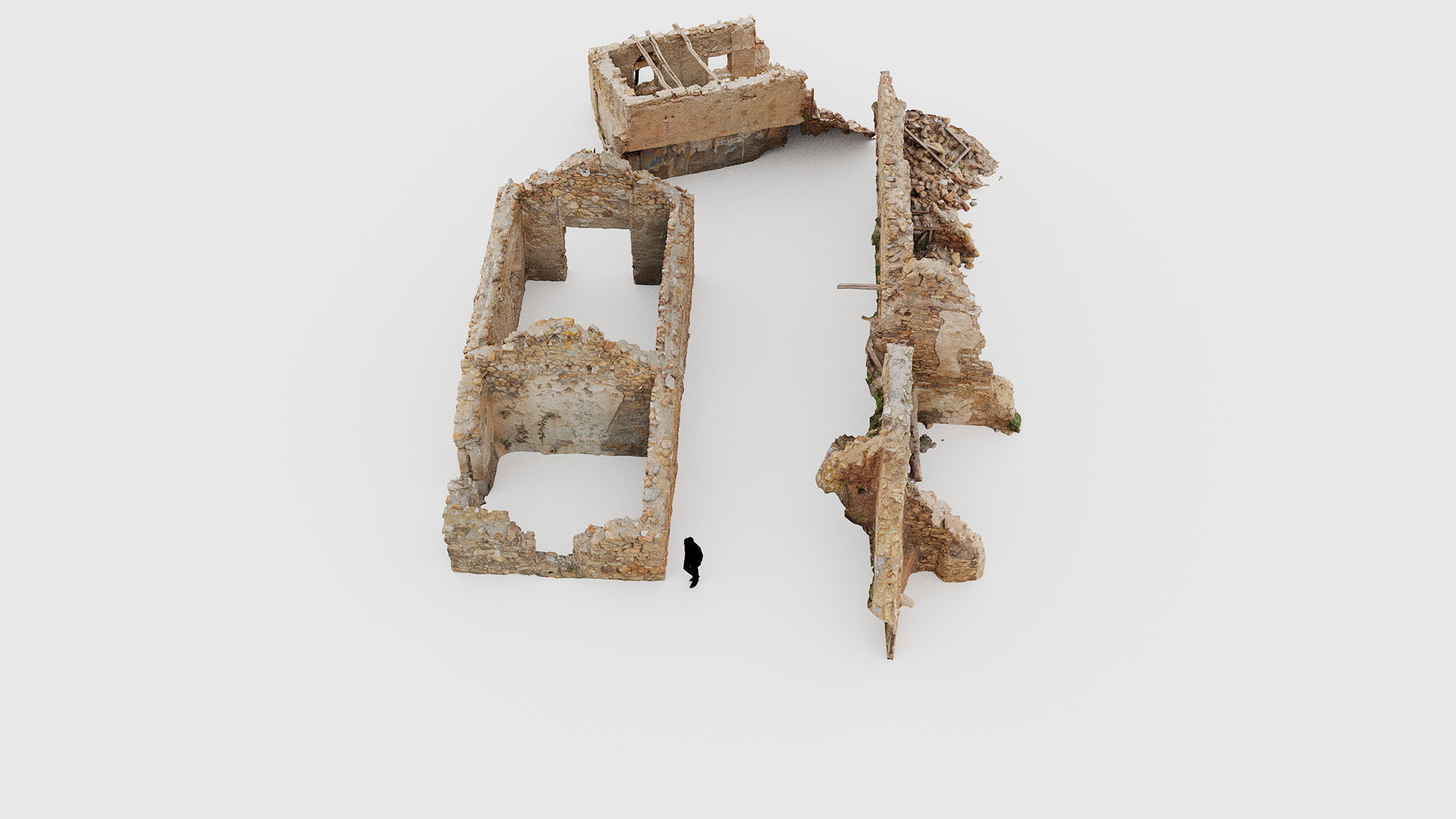 Old Building House Ruins Pack 3D Model Collection_24