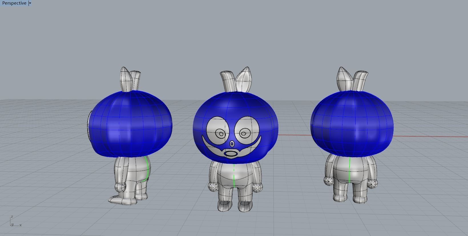 Halloween Pumpkin Man 3D print model_3