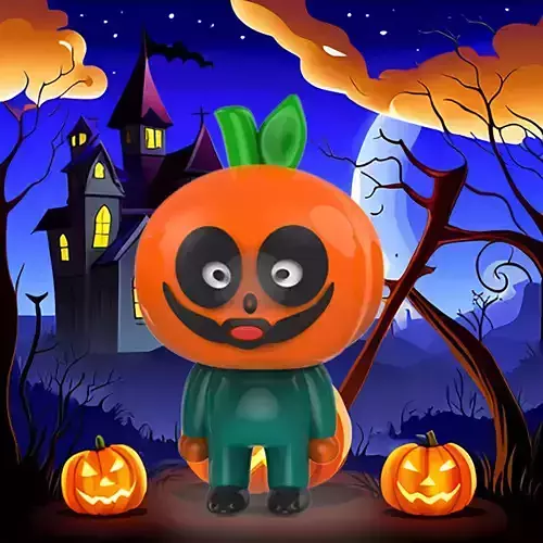 Halloween Pumpkin Man