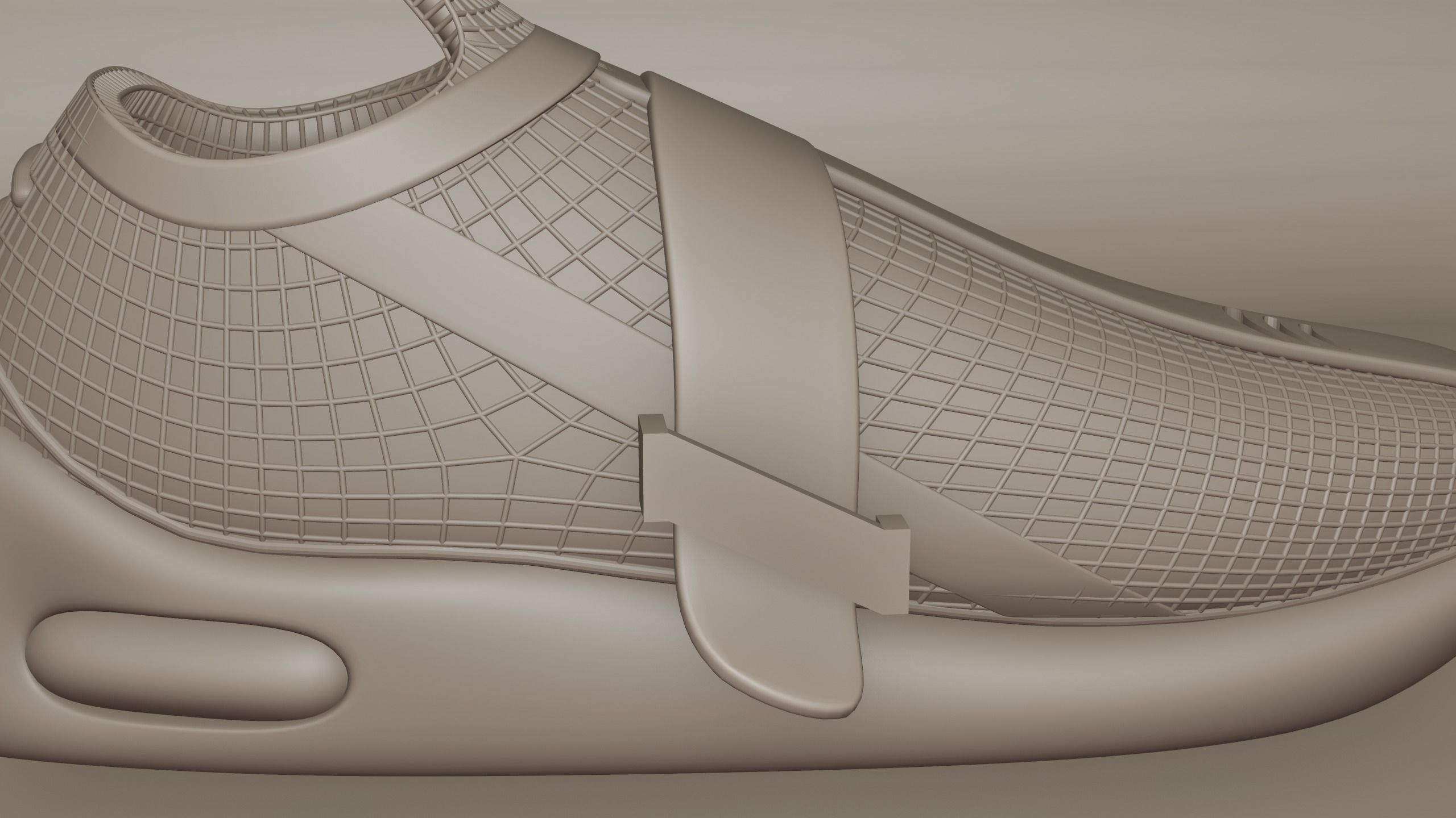 Custom Sneaker Trainer 3D model_7