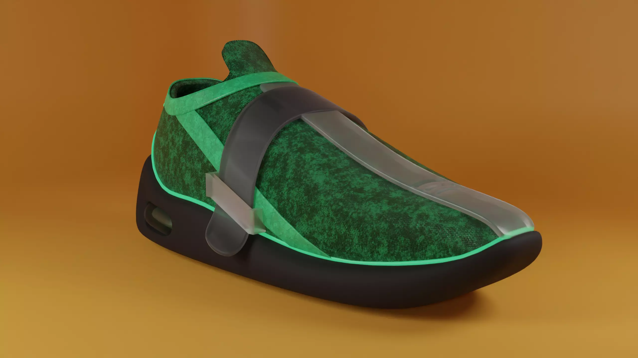 Custom Sneaker Trainer 3D model_0
