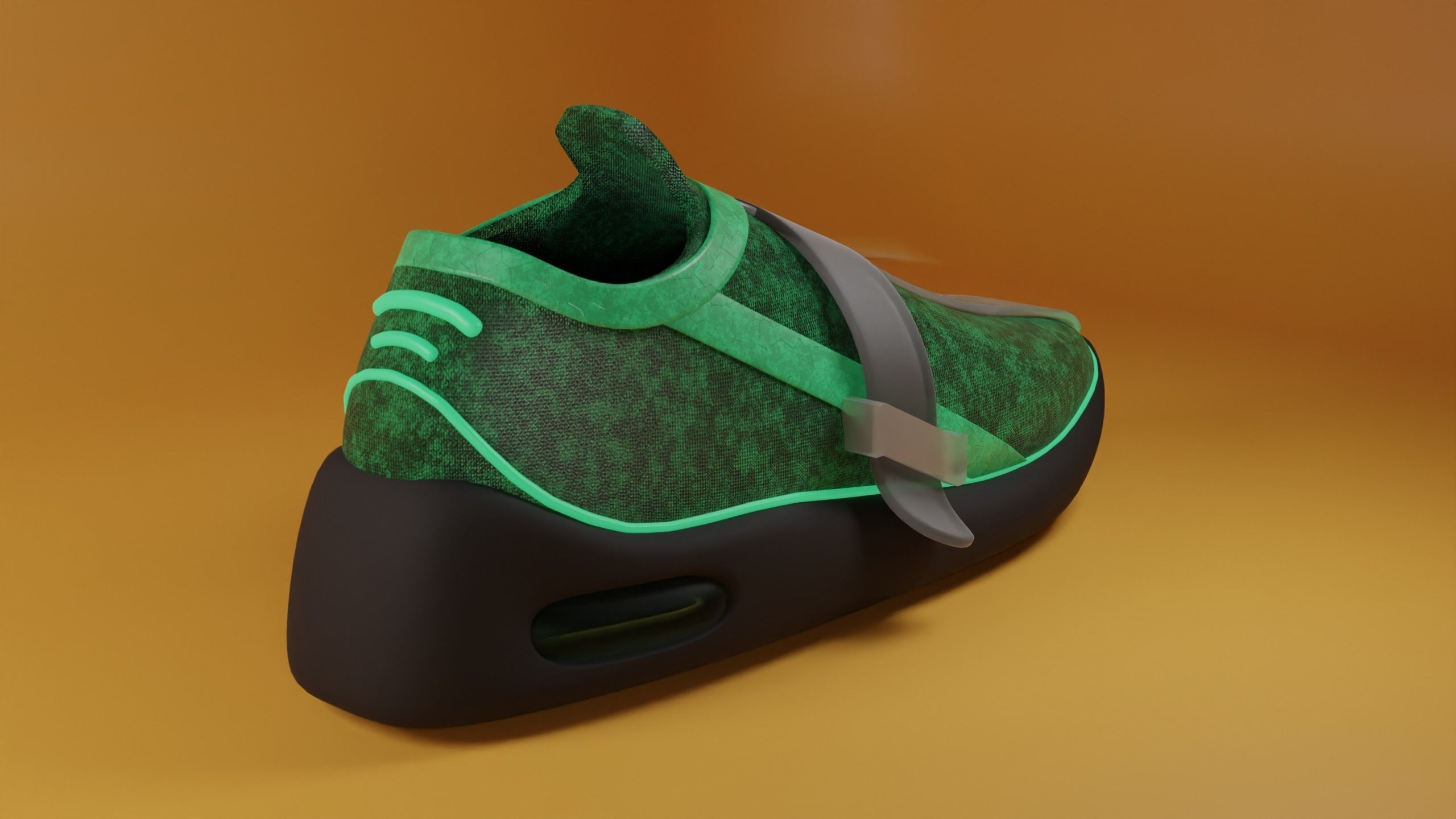 Custom Sneaker Trainer 3D model_2