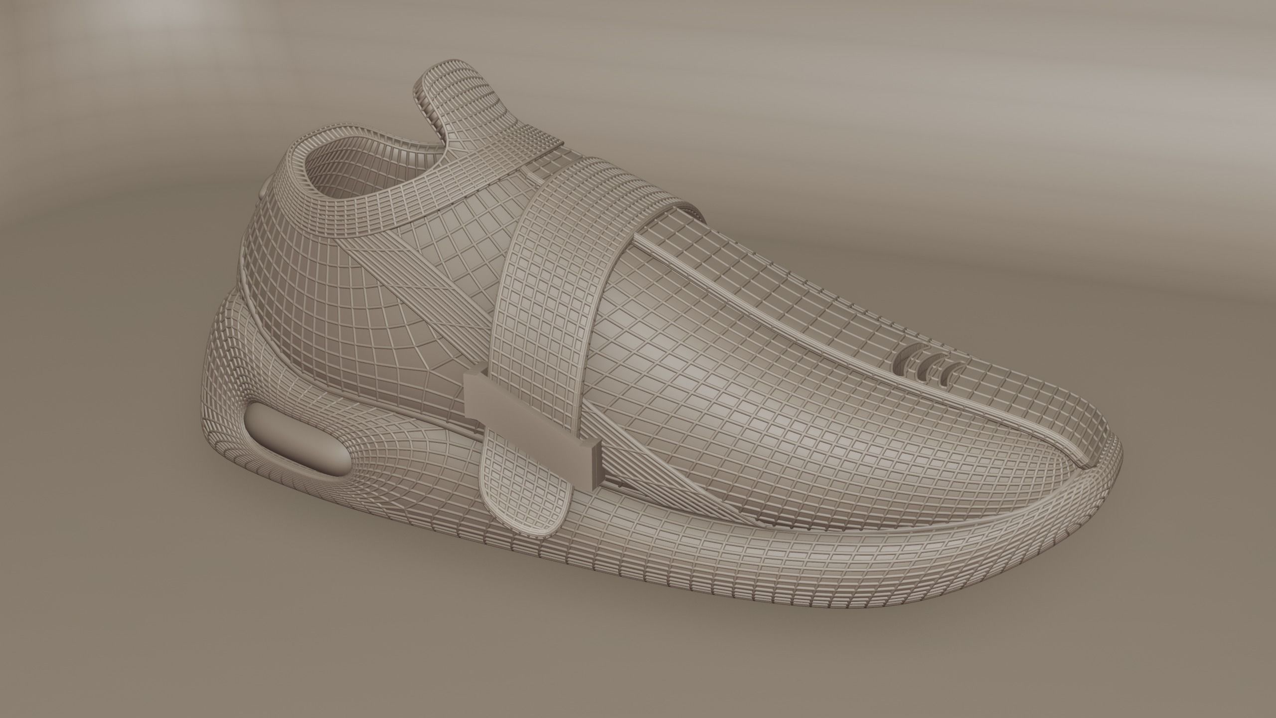 Custom Sneaker Trainer 3D model_6