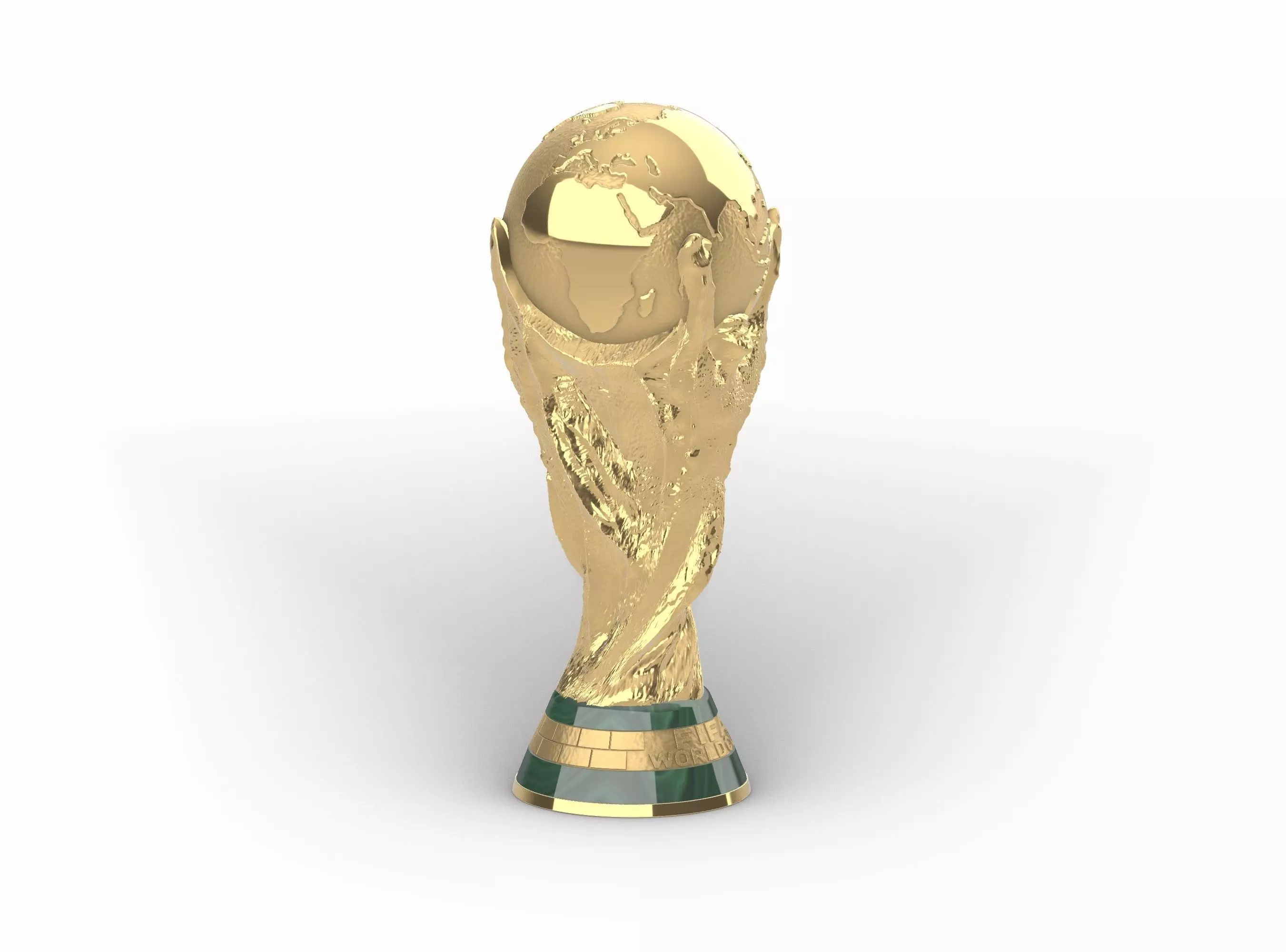 World cup trophy 3D print model_0