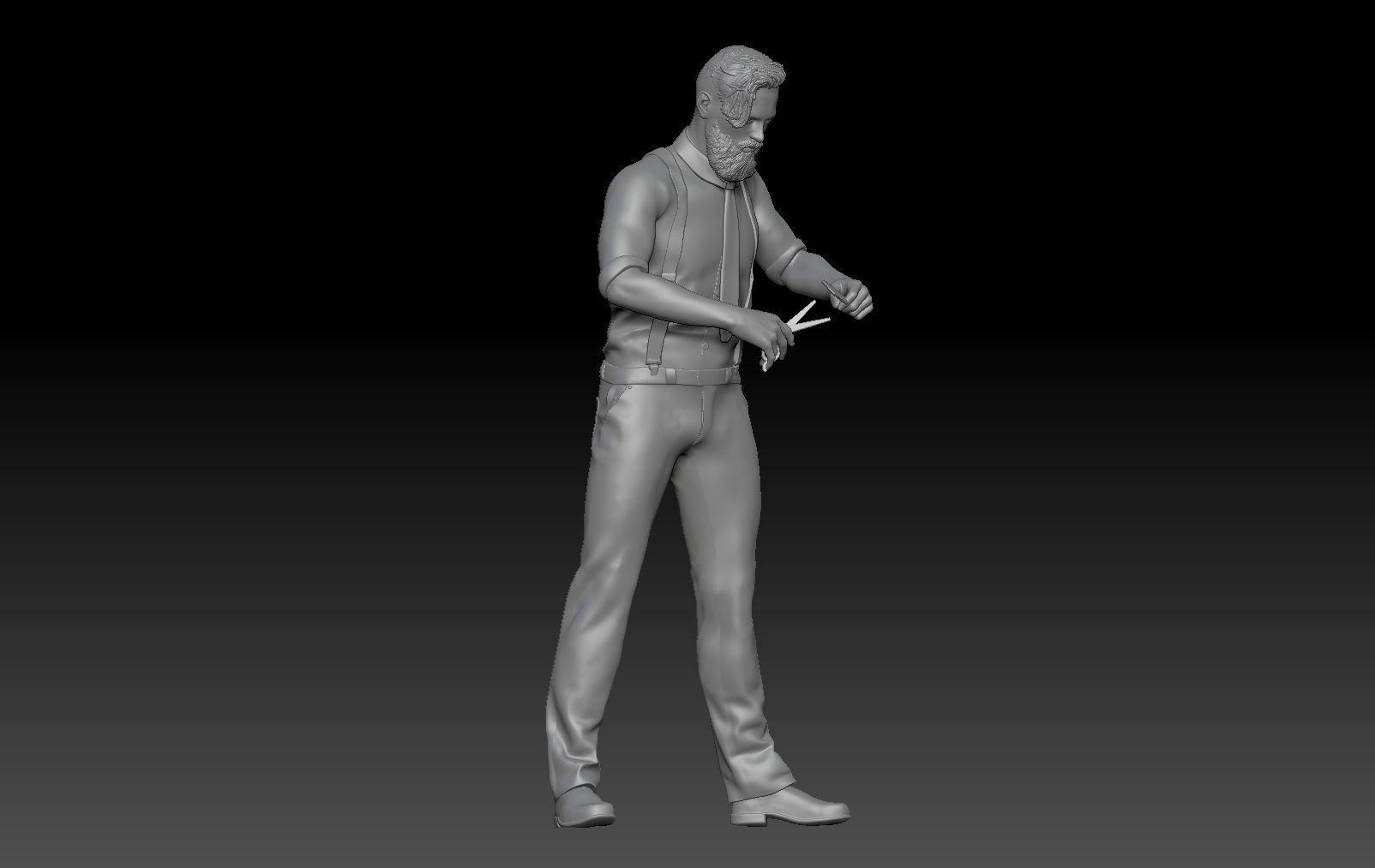 BARBER SHOP 1 3D print model_7