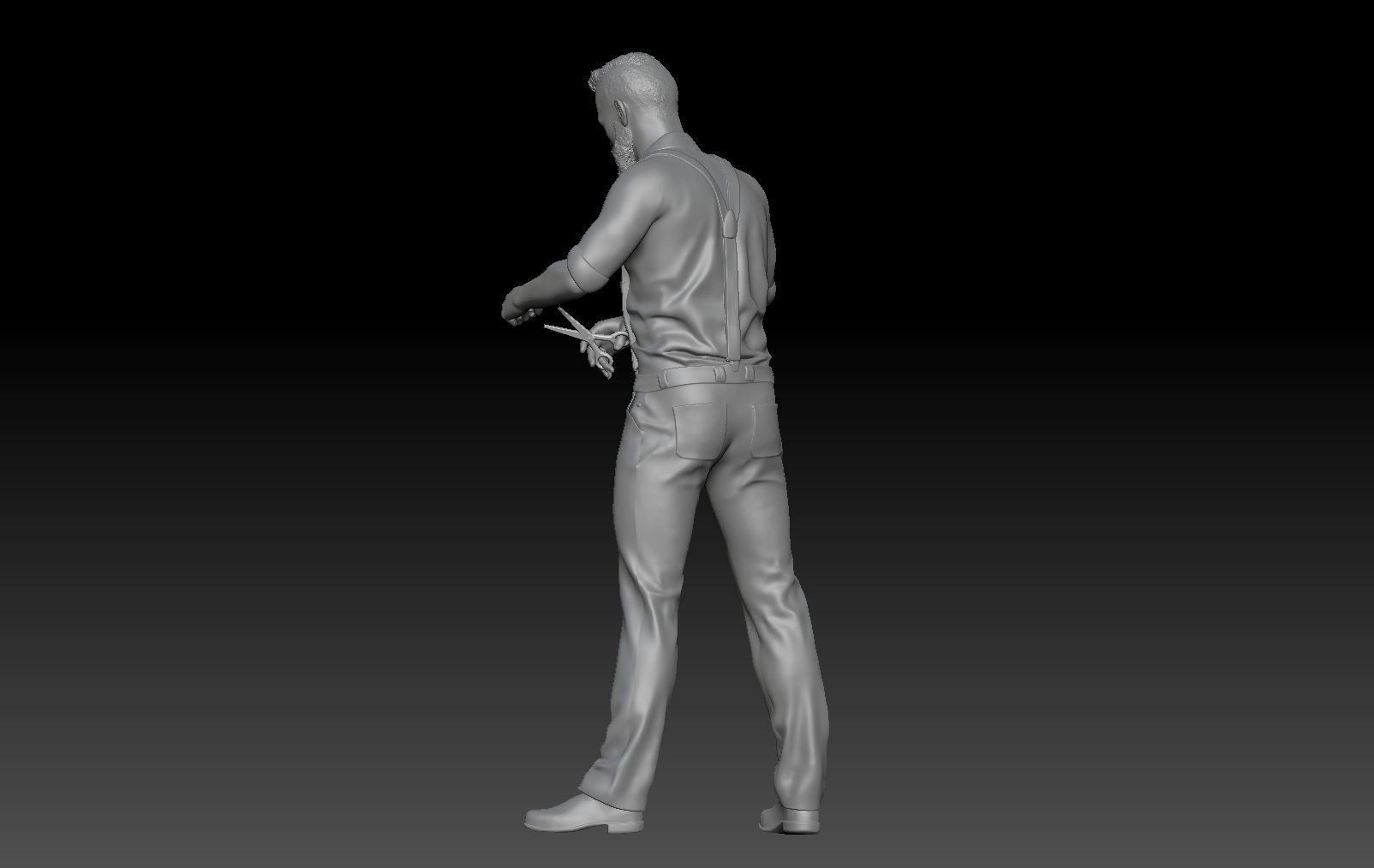 BARBER SHOP 1 3D print model_3