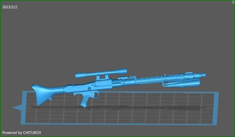 DEATH TROOPER HEAVY BLASTER DLT-19 D Dlt19D Star Wars Rogue One  3D print model_2