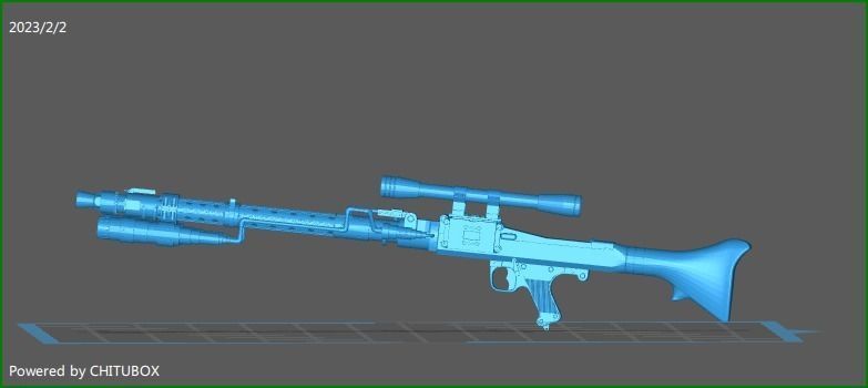 DEATH TROOPER HEAVY BLASTER DLT-19 D Dlt19D Star Wars Rogue One  3D print model_4