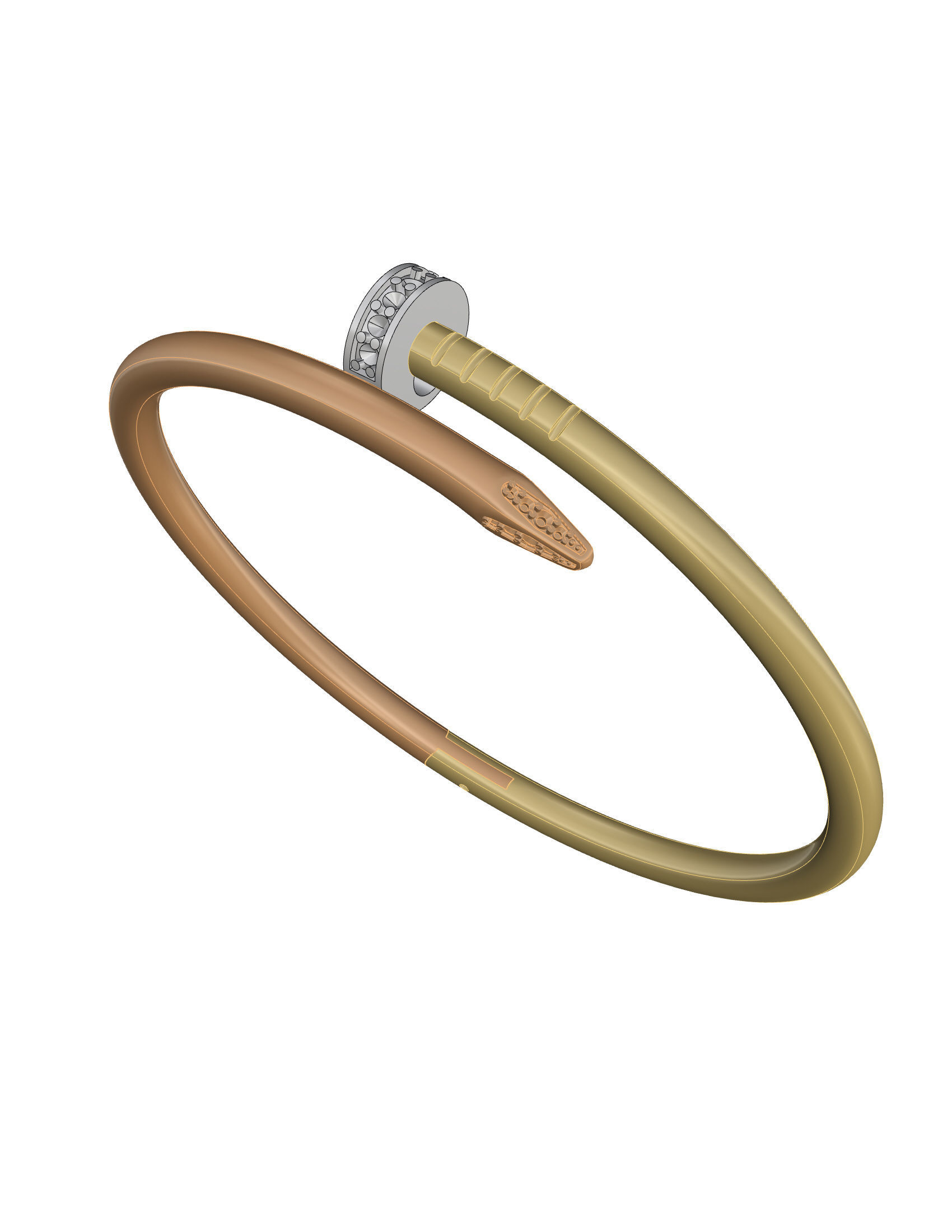 Bracelet Size 17 3D print model_14